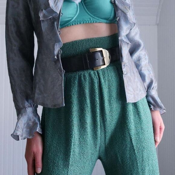 Amazing rare 80s Franco Guerri knit pant set - Picture 8 of 8